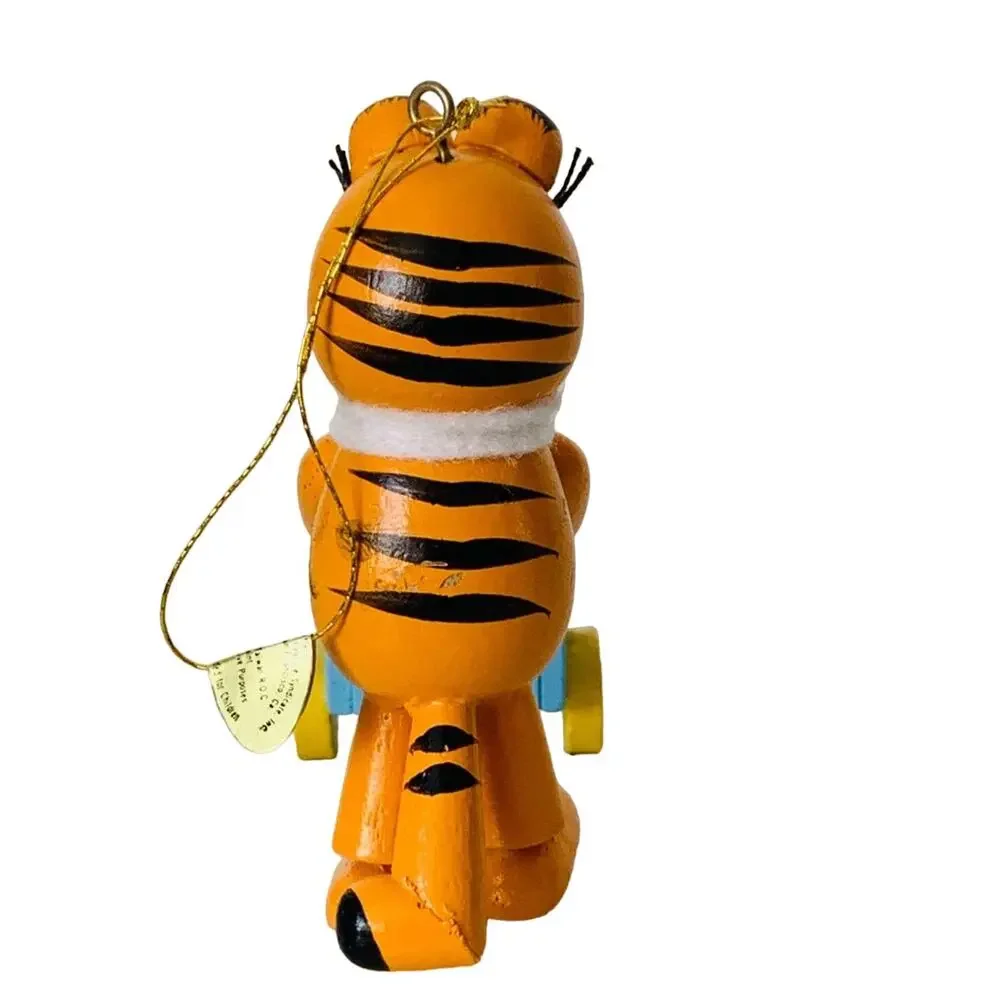 1981 Garfield Wooden Easter Ornament